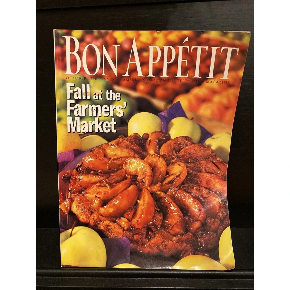 VINTAGE BON APPETIT Magazine October 1996 Fall At The‎ Farmers' Market